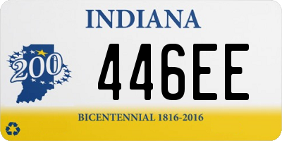 IN license plate 446EE