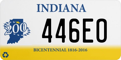IN license plate 446EO