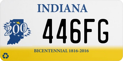 IN license plate 446FG