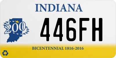 IN license plate 446FH