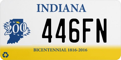 IN license plate 446FN