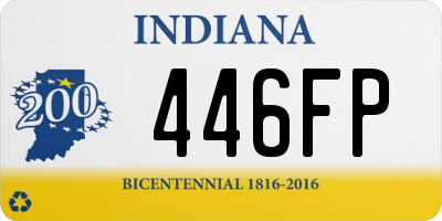 IN license plate 446FP