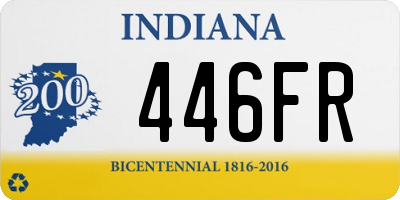 IN license plate 446FR