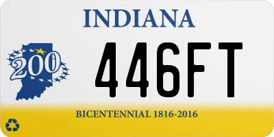IN license plate 446FT