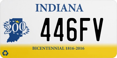 IN license plate 446FV