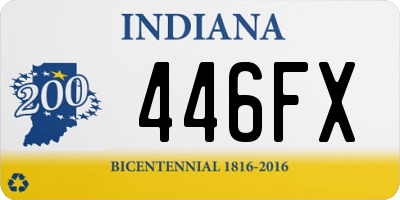 IN license plate 446FX