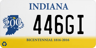 IN license plate 446GI