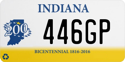 IN license plate 446GP