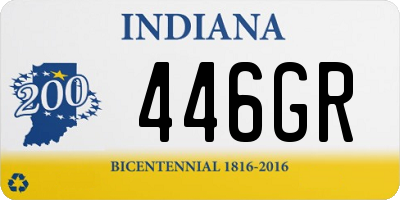 IN license plate 446GR