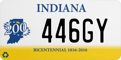 IN license plate 446GY