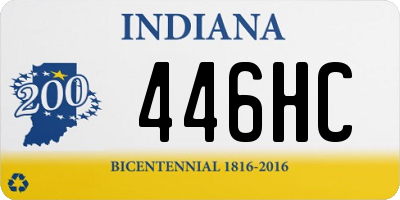 IN license plate 446HC