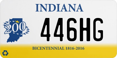 IN license plate 446HG