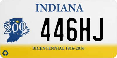 IN license plate 446HJ