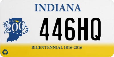 IN license plate 446HQ