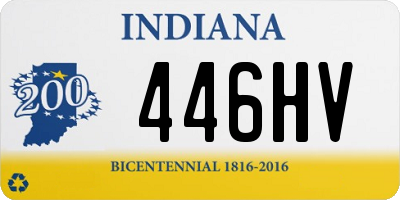 IN license plate 446HV