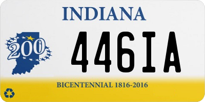 IN license plate 446IA