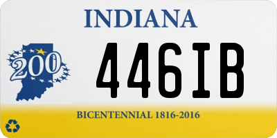 IN license plate 446IB