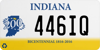 IN license plate 446IQ