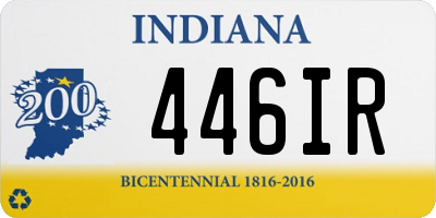 IN license plate 446IR