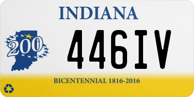 IN license plate 446IV