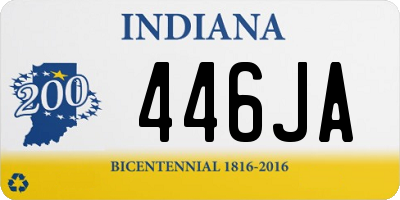 IN license plate 446JA