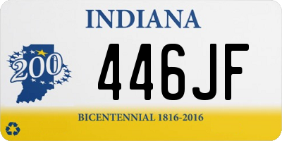 IN license plate 446JF