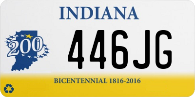 IN license plate 446JG