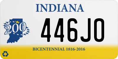 IN license plate 446JO