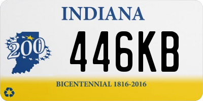 IN license plate 446KB