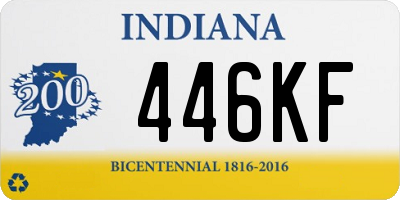 IN license plate 446KF