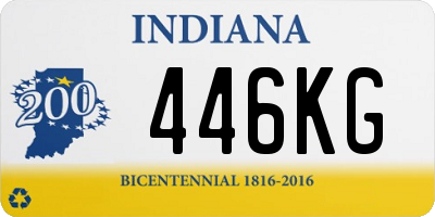 IN license plate 446KG