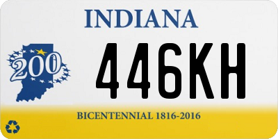 IN license plate 446KH