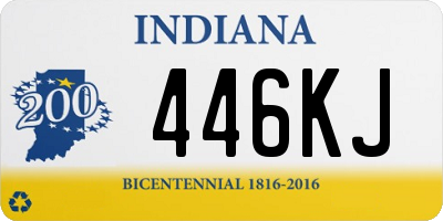 IN license plate 446KJ