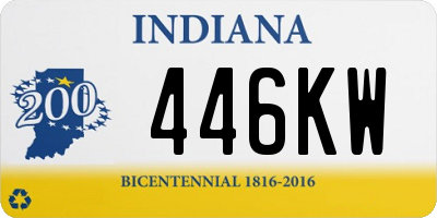 IN license plate 446KW