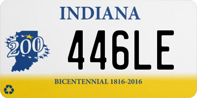 IN license plate 446LE