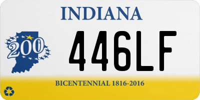 IN license plate 446LF