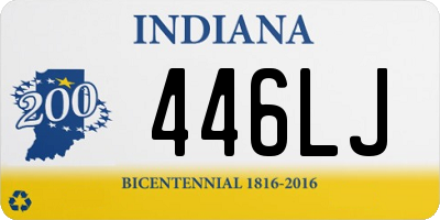 IN license plate 446LJ