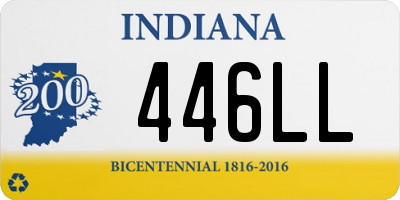 IN license plate 446LL