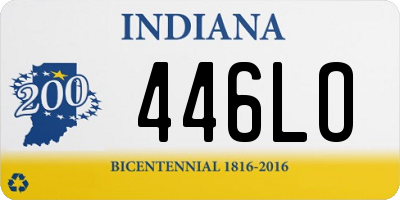 IN license plate 446LO