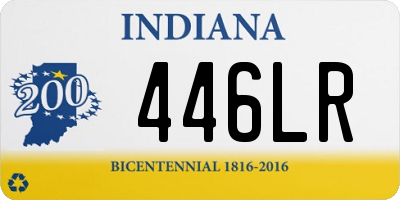 IN license plate 446LR