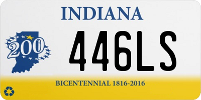 IN license plate 446LS