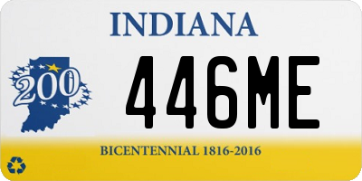IN license plate 446ME