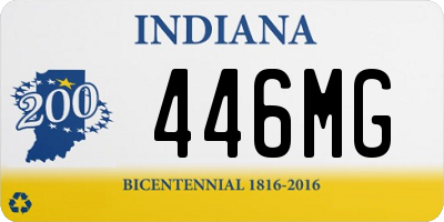 IN license plate 446MG