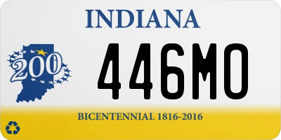 IN license plate 446MO