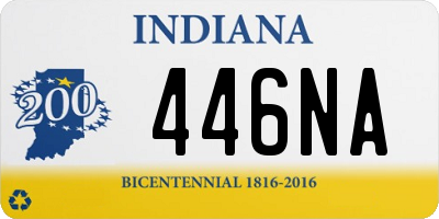 IN license plate 446NA
