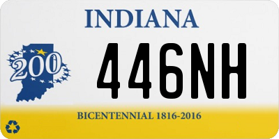IN license plate 446NH