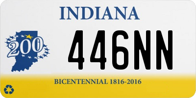 IN license plate 446NN