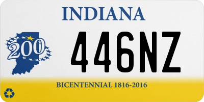 IN license plate 446NZ