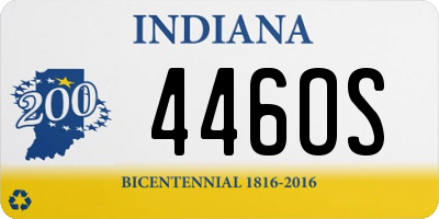 IN license plate 446OS