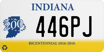 IN license plate 446PJ